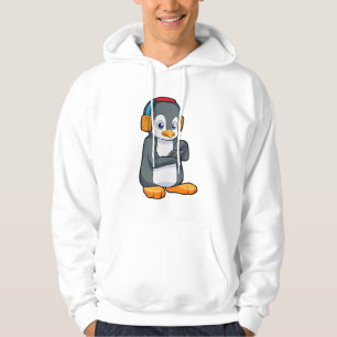 Pinguin Music Headphone Hoodie