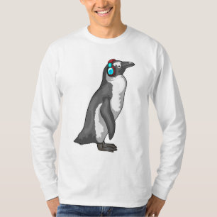 Pinguin Music Headphone T-Shirt