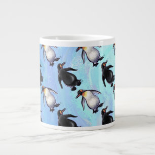 Pinguin-Muster Jumbo-Tasse