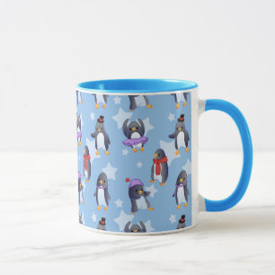 Pinguin-Muster Tasse