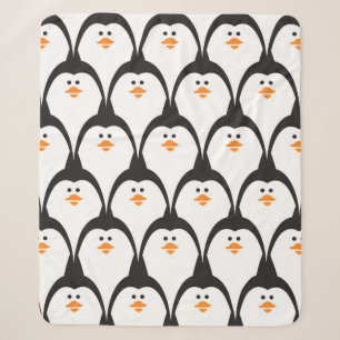 Pinguin nahtloses Muster. Sherpadecke