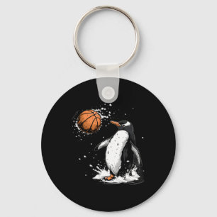 Pinguin-Natur-Kunstwerk Sketll Reifen Spritzer Schlüsselanhänger