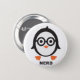 Pinguin - nerd - penguin button (Vorne & Hinten)