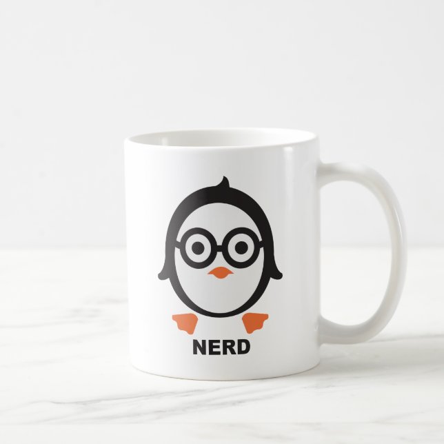 Pinguin - nerd - penguin kaffeetasse (Rechts)