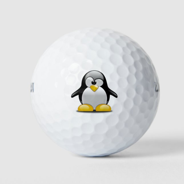 Pinguin, niedlich golfball (Vorderseite)