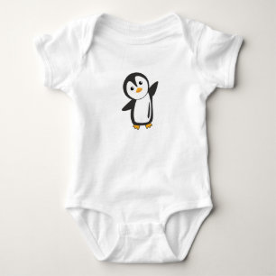 Pinguin Niedlicher Tiere für Kinder Funny Bird Baby Strampler