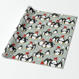 Pinguin Nightcap Wrapping Paper Geschenkpapier