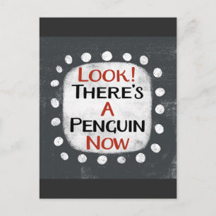 Pinguin Now Postcard Postkarte