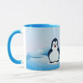 Pinguin on Frigid Landscape Design Kaffeemaschine  Tasse