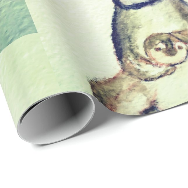 Pinguin-Packpapier Geschenkpapier (Rolleneckpunkt)