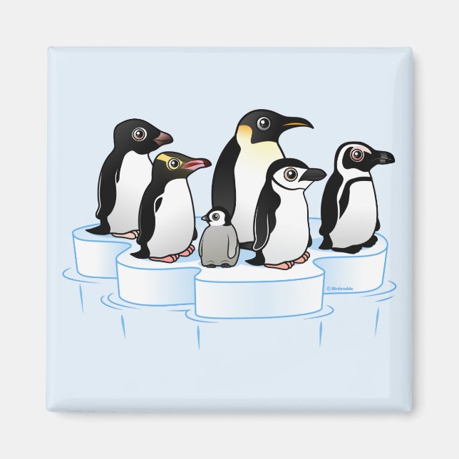 Pinguin-Party Magnet (Vorne)