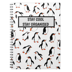 Pinguin Pattern Notizblock