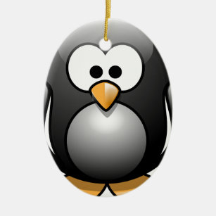 Pinguin/Penguin Keramik Ornament