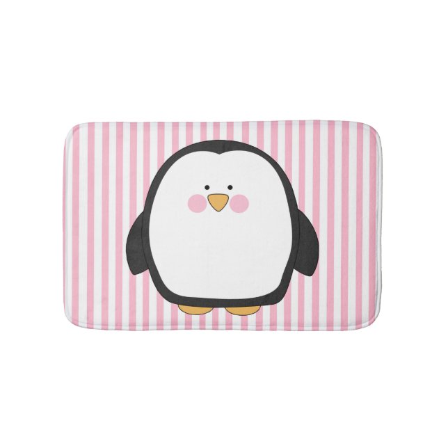 Pinguin-Perfektion Badematte (Vorderseite)