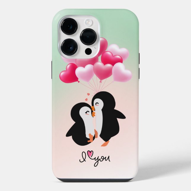 Pinguin Phone Case iPhone 14 Pro Max Hülle (Rückseite)