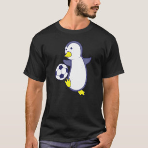 Pinguin Playing Football T-Shirt