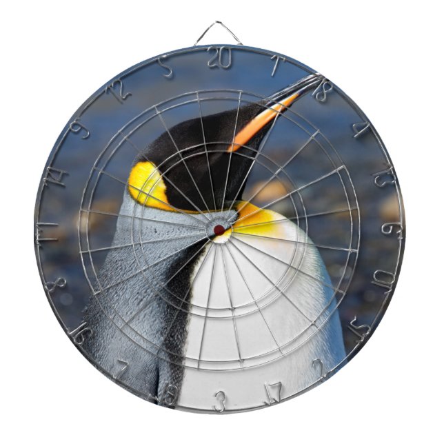 Pinguin-Portrait Dartscheibe (vorne)