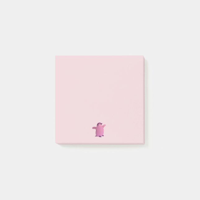 Pinguin Post-it Klebezettel (Vorderseite)