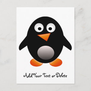 Pinguin Postcard Postkarte