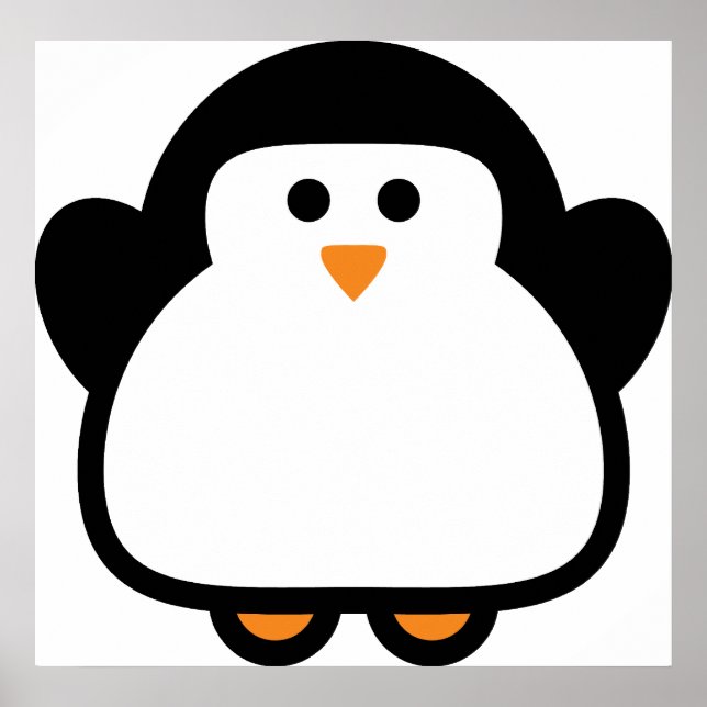 Pinguin Poster (Vorne)
