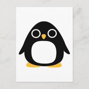 Pinguin Postkarte