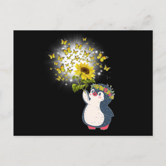 Pinguin Postkarte