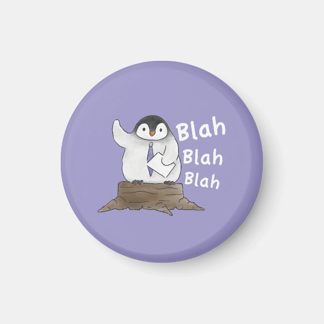 Pinguin-Rede  Magnet (Vorne)
