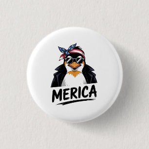 Pinguin Resist Pinguine Protest gegen Button