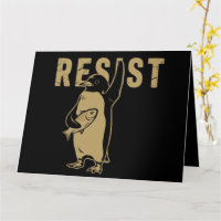 Pinguin Resist Pinguine protestieren gegen Zölle