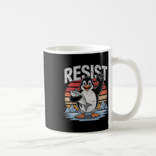 Pinguin Resist Tariffragen Männer Frauen Anti-Tru Kaffeetasse