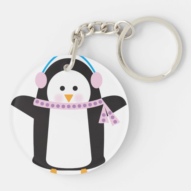 Pinguin Schlüsselanhänger (Rückseite)