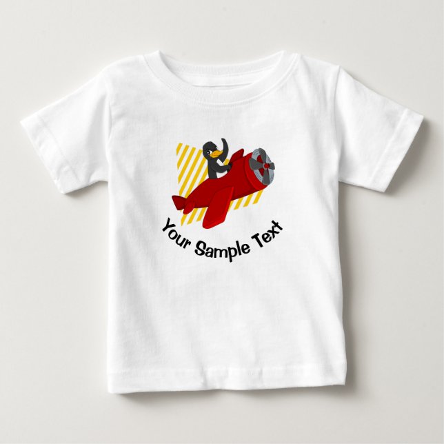 Pinguin-Schlüsselanhänger Baby T-shirt (Vorderseite)