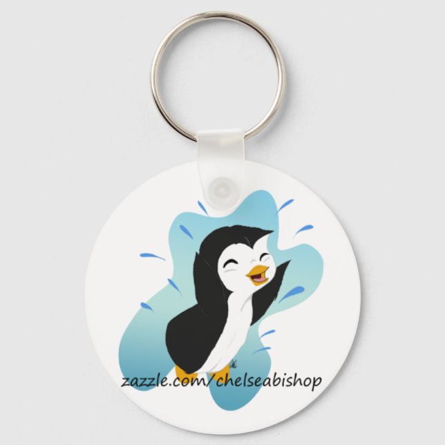 Pinguin-Schlüsselanhänger Schlüsselanhänger (Vorderseite)