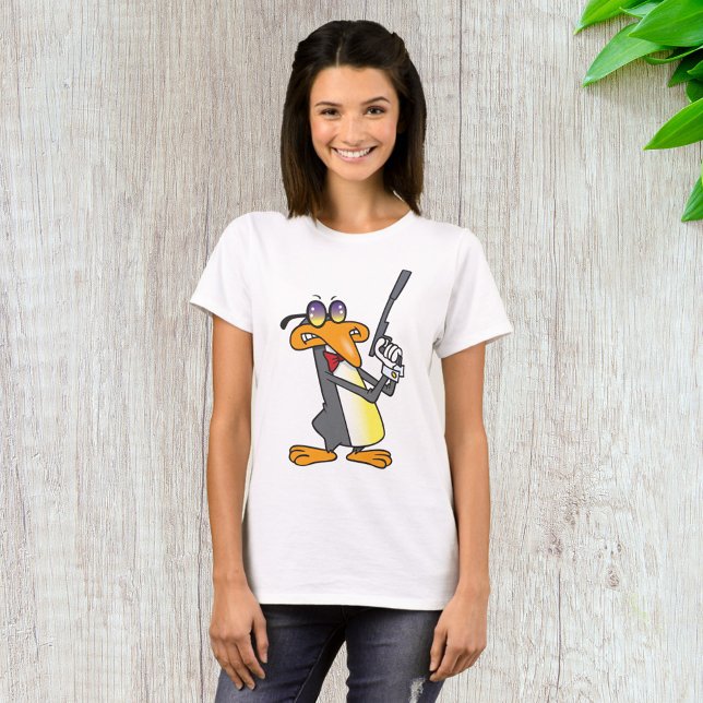 Pinguin Secret Agent T-Shirt (Von Creator hochgeladen)