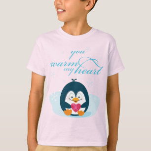 PINGUIN "Sie wärmen mein Herz " T-Shirt