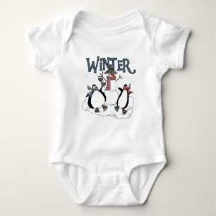 Pinguin Skaten Holiday Tshirts und Geschenke