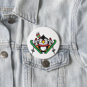Pinguin Ski Jumping Button
