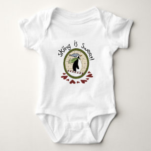 Pinguin Skifahren T - Shirt und Geschenke