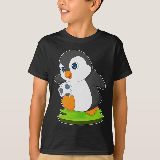 Pinguin Soccer T-Shirt (Vorderseite)