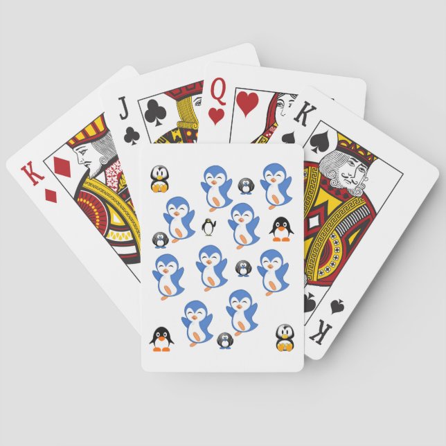 Pinguin Spielkarten-Deck Spielkarten (Rückseite)