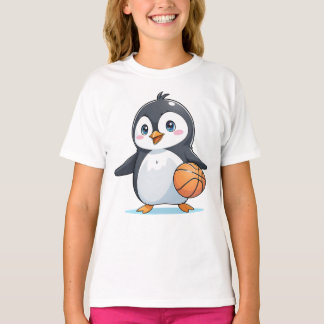 Pinguin spielt Basketball T-Shirt