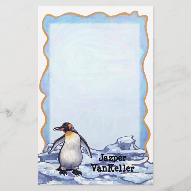 Pinguin Stationery Briefpapier (Vorderseite)