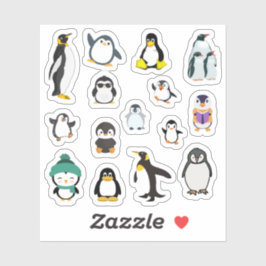 Pinguin Stickers Aufkleber