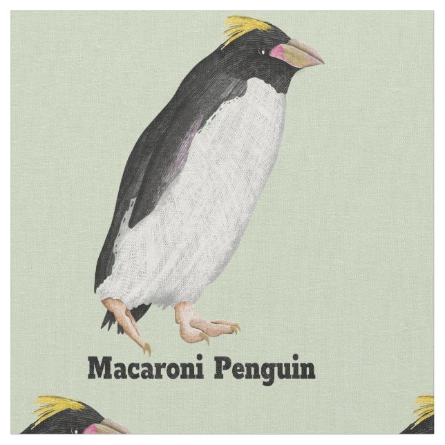 Pinguin Stoff (Nahaufnahme)