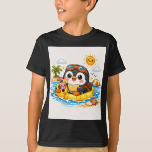 Pinguin-Strand-Schwimmen T-Shirt