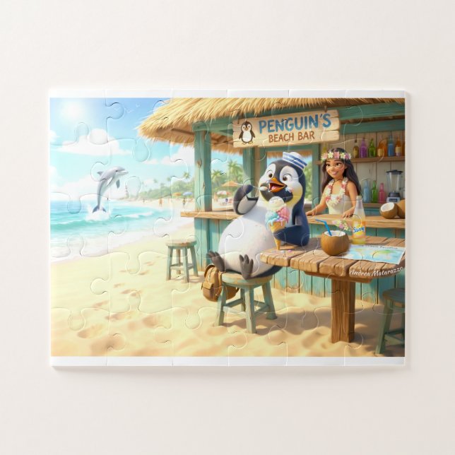 Pinguin-Strandbar (Horizontal)