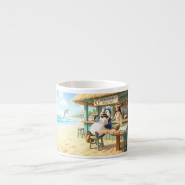 Pinguin-Strandbar Espressotasse