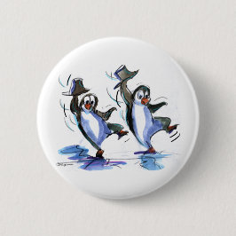 Pinguin-Tanzen Button