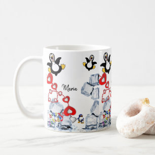 Pinguin Tasse Happy Birthday Tasse