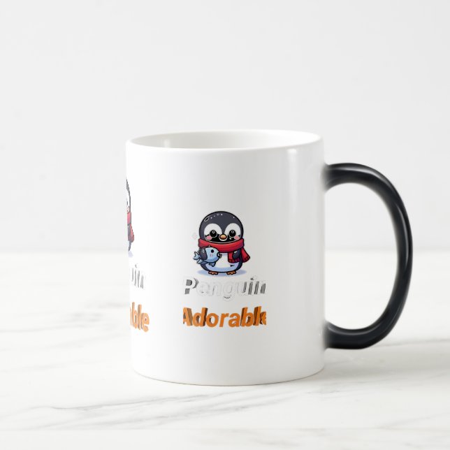 Pinguin-Tasse Verwandlungstasse (Rechts)